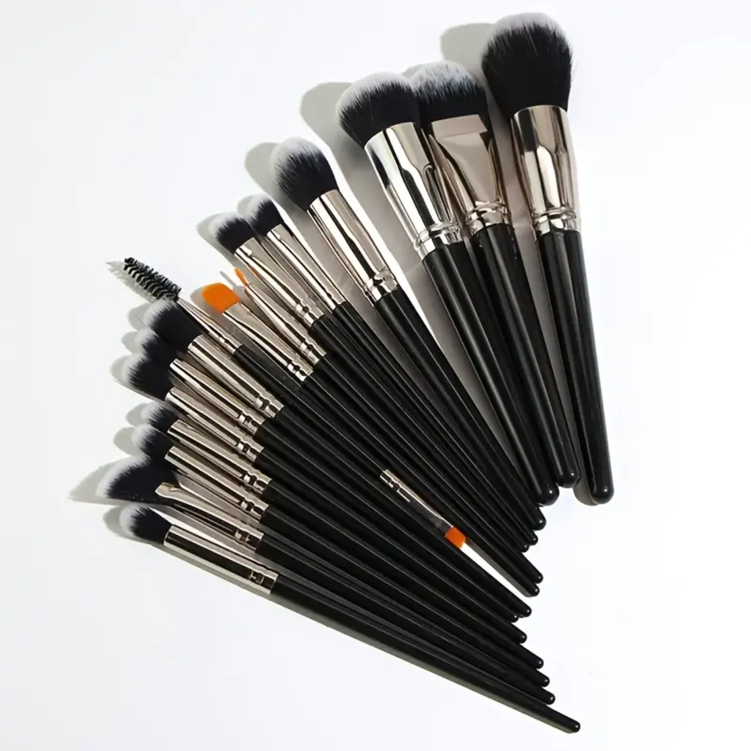 16PCS Makeup Brush Set - Professional Makeup Tools Kit for Power Blusher, Eyeshadow, Highlight, and Bronzer - Perfect for Flawle