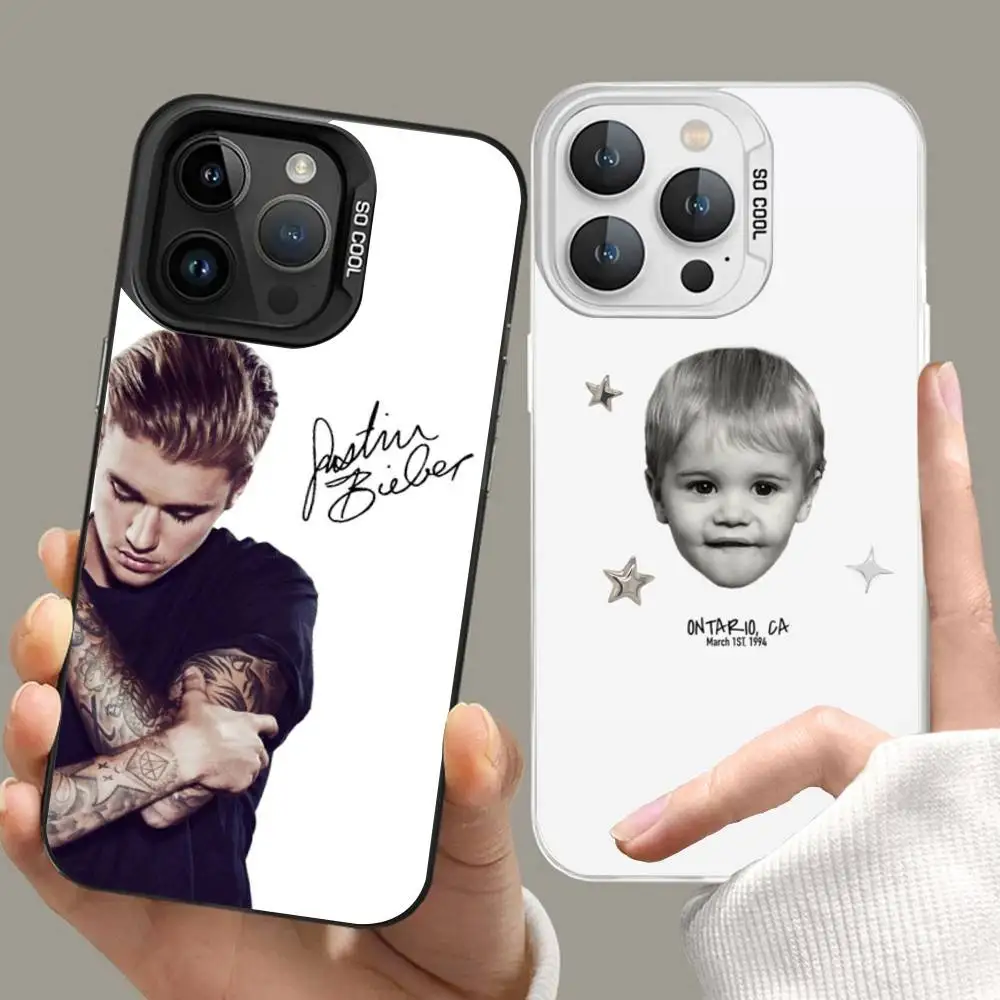 

Singer-J-Justin Bieber-S Cute Phone Case For IPhone 17 16 15 11 12 13 14 Pro Max 16 Plus 12 Mini 7 8 XR XS 15Pro MAX Cove