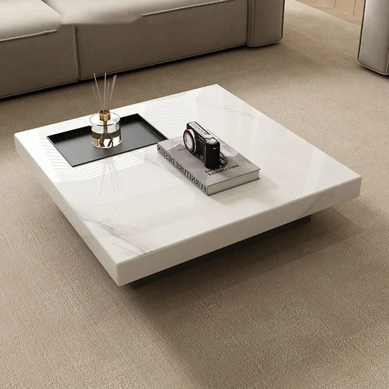 

Unique Frame Coffee Table Storage Simple Premium Marble Modern Coffee Tables Book Minimalist Mesas De Centro Para Sala Furniture