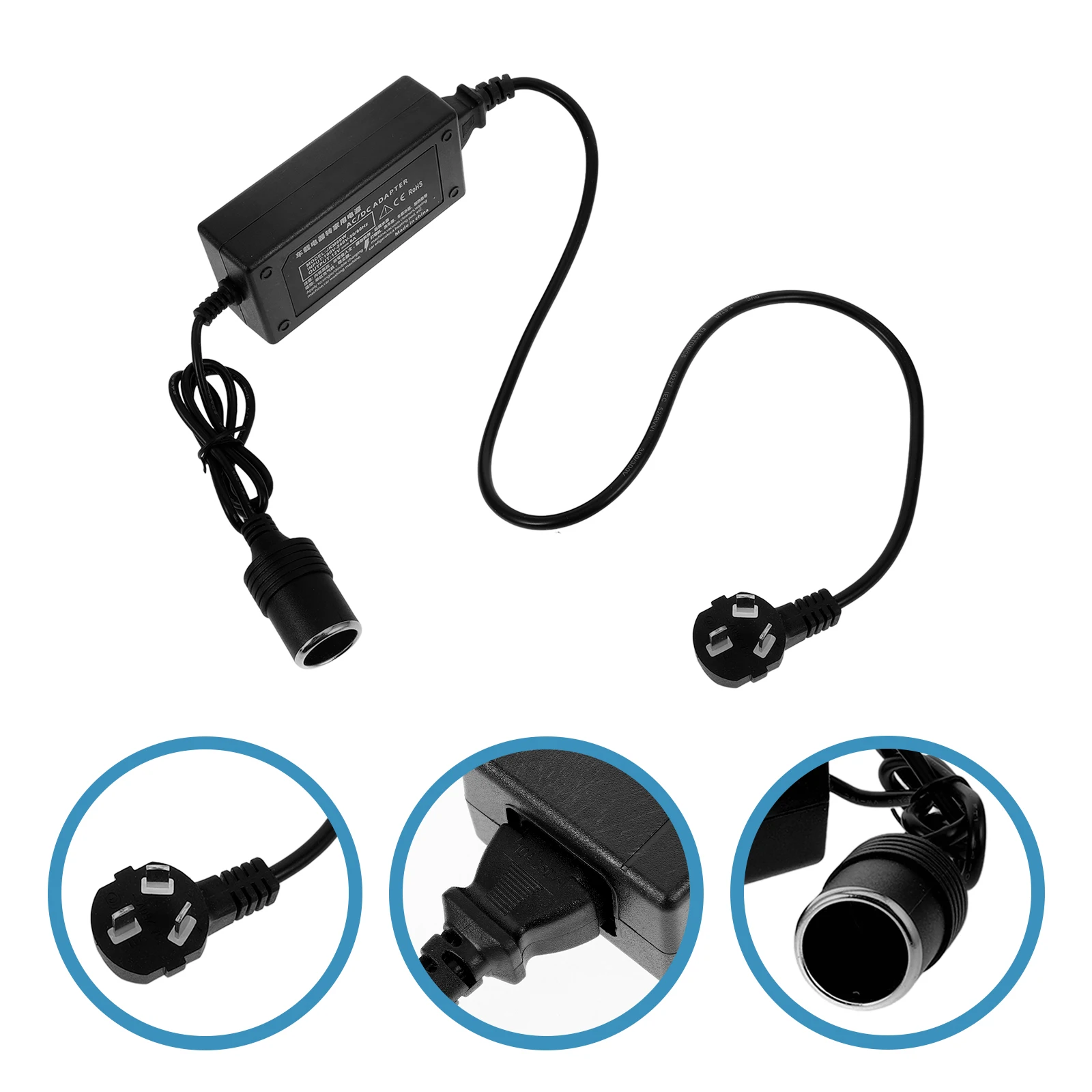 

Dual 220V To 12V Car Power Inverter Adapter Outlet For Vehicle Automotive Accessories Road Trip Camping Emergency Use