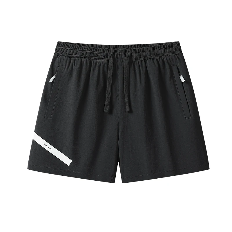 

Легкие мужские шорты из ледяного шелка для лета, повседневные спортивные пляжные брюки прямого кроя для активного отдыха, из ацетатного волокна