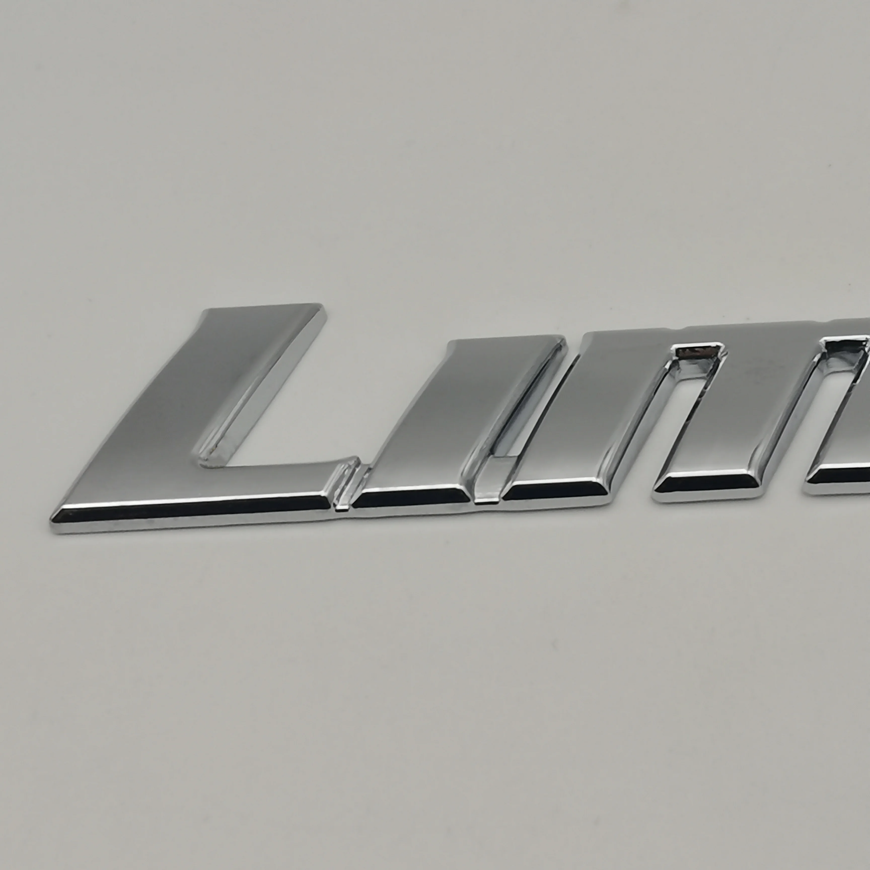 1Pcs 173mmX25mm 3D Metal LIMITED Car Side Fender Rear Trunk Emblem Badge Sticker Decals for JE-EP Car Accessories