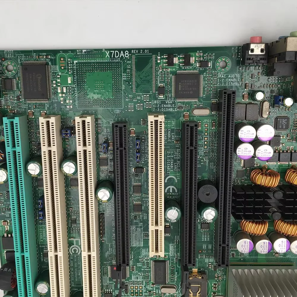 

LGA771 For SuperMicro Workstation MainBoard For Intel 5000X (GreenCreek) Chipset X7DA8 Motherboard