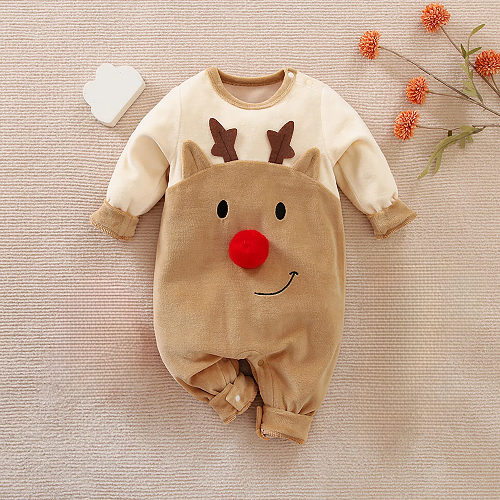 0-24Months My First Christmas Baby Romper 2024 Santa Claus Cosplay Clothes Xmas Jumpsuit For Kids Happy New Year Baby Costume