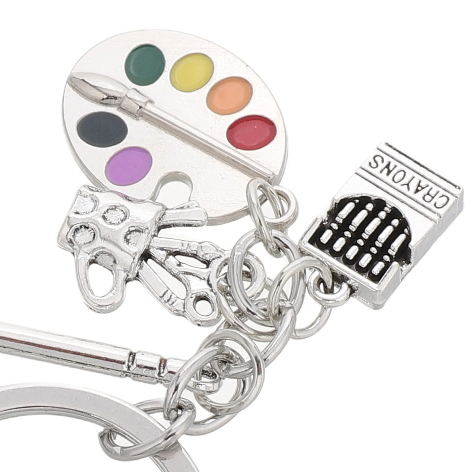 Artist-Themed Keychain for Painting Lovers – Creative Portable Pendant, Inspirational Gift for Kids, Birthday Present