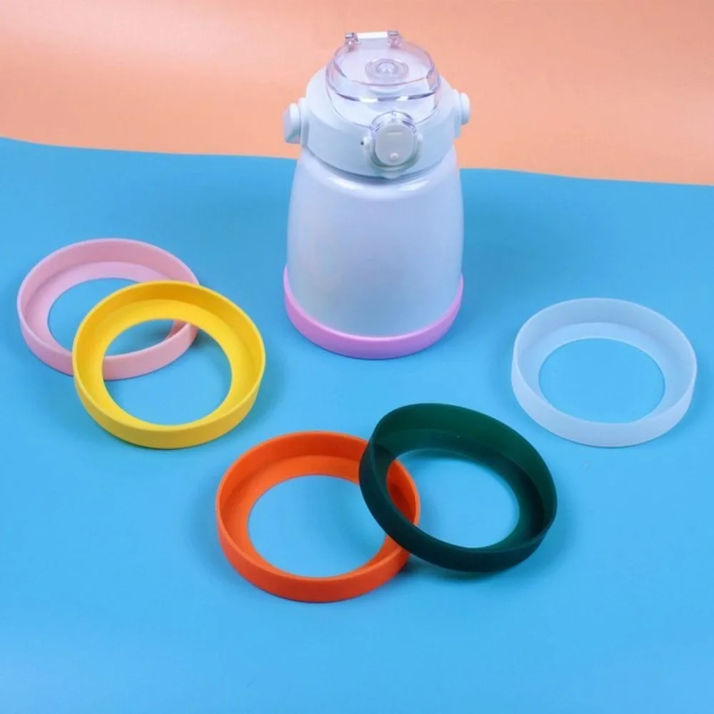 11.5/12/12.5cm Silicone Boot for Water Bottle Anti-slip Anti-fall Kettle Base Heat Insulation Multiple Sizes view 5