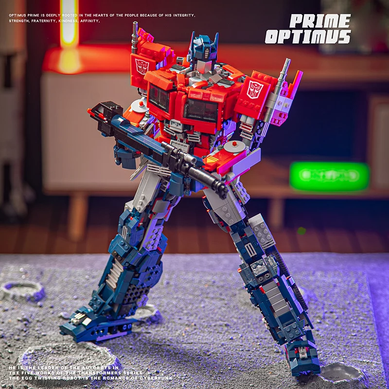 

1580 шт. креативные 2 типа Optimus Prime грузовик авто робот строительные блоки 10302 MOC строительные кирпичи игрушки подарок для детей