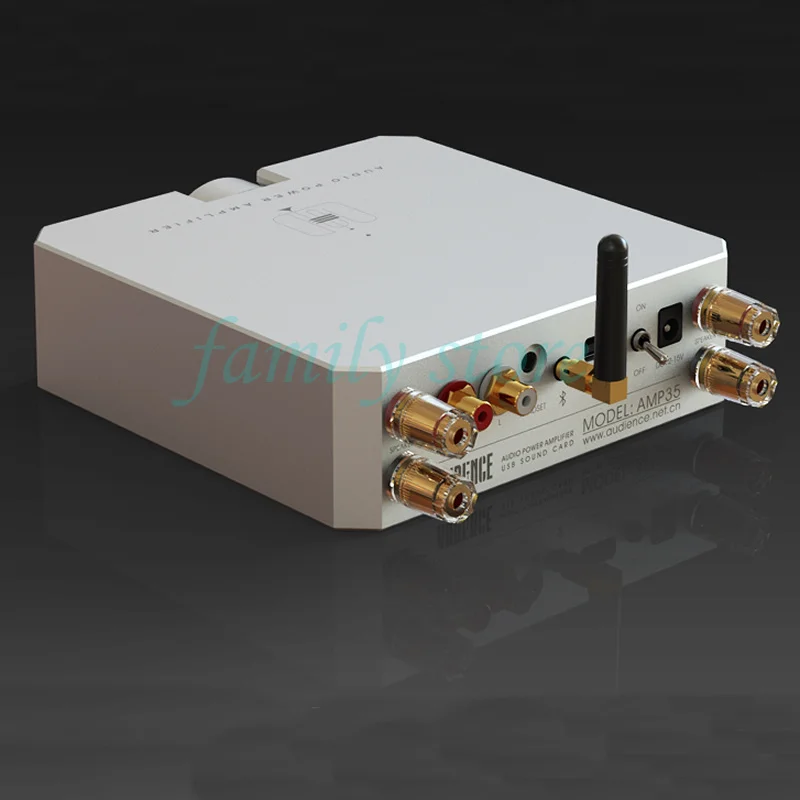 Hi-Fi power amplifier/headphone amplifier all-in-one machine. Output power: 2*100W, using SX45B or SX52B op amp