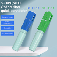Optical Fiber Quick Connector Single-Mode SCUPC/SCAPC Cold Connector Tool SM FTTH Leather Fiber Optic Cable Fast Connector