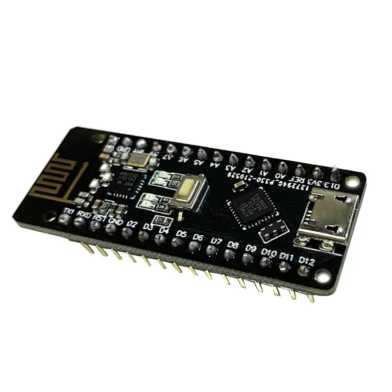 

RF-Nano для Arduino Nano V3.0, плата Nano типа C ATmega328P CH340, интегрированная NRF24L01 + 2,4G, беспроводная, совместимая с библиотекой RF24