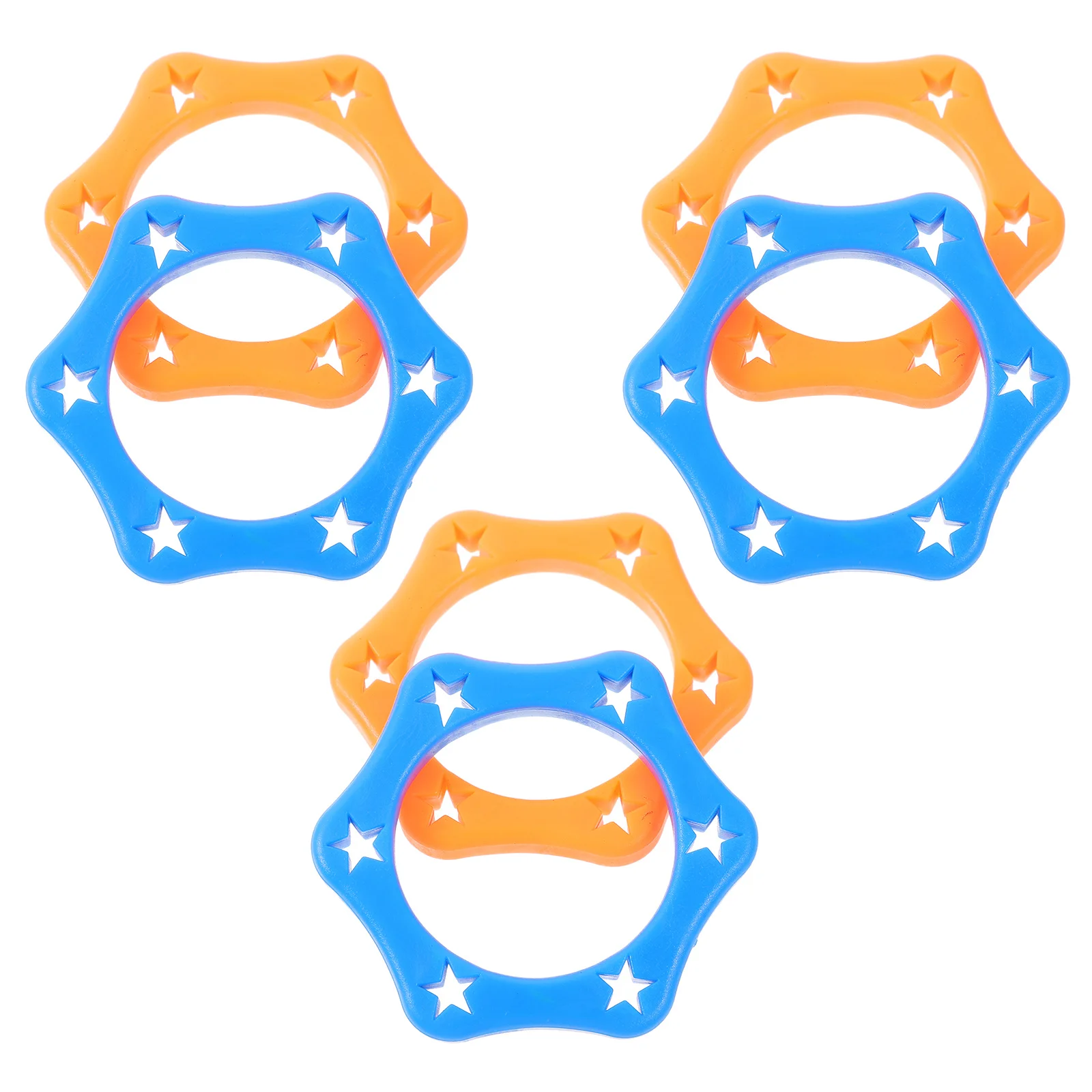 6 قطعة ميكروفون حلقات مضادة للدوران سيليكون ستة زوايا هيئة التصنيع العسكري حماية الدوائر للصدمات المضادة للانزلاق غطاء ميكروفون ل Ktv اللاسلكية