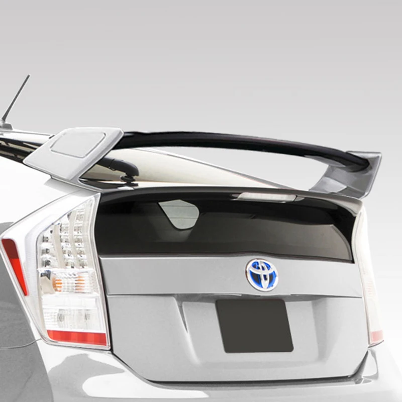 Alerón para Toyota Prius ZVW30 2003-2012, Accesorios para Auto, Alerón Trasero de Plástico ABS de Alta Calidad, Sin Pintar, Color Natural