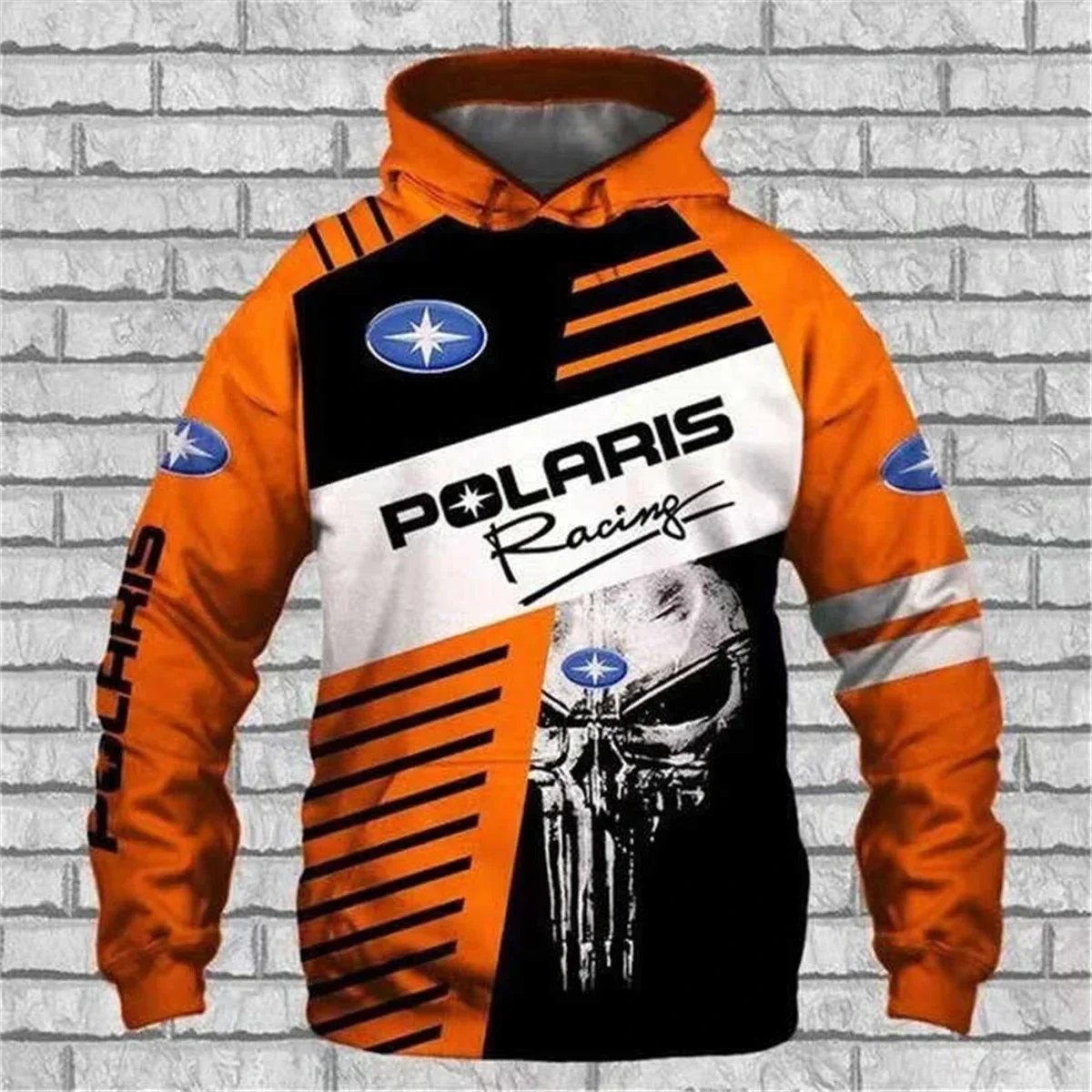 Polaris Racing feminino e masculino Rzr Top de capuz com zíper snowmobile, jaqueta com capuz, moda casual, primavera e outono, venda quente, 2023