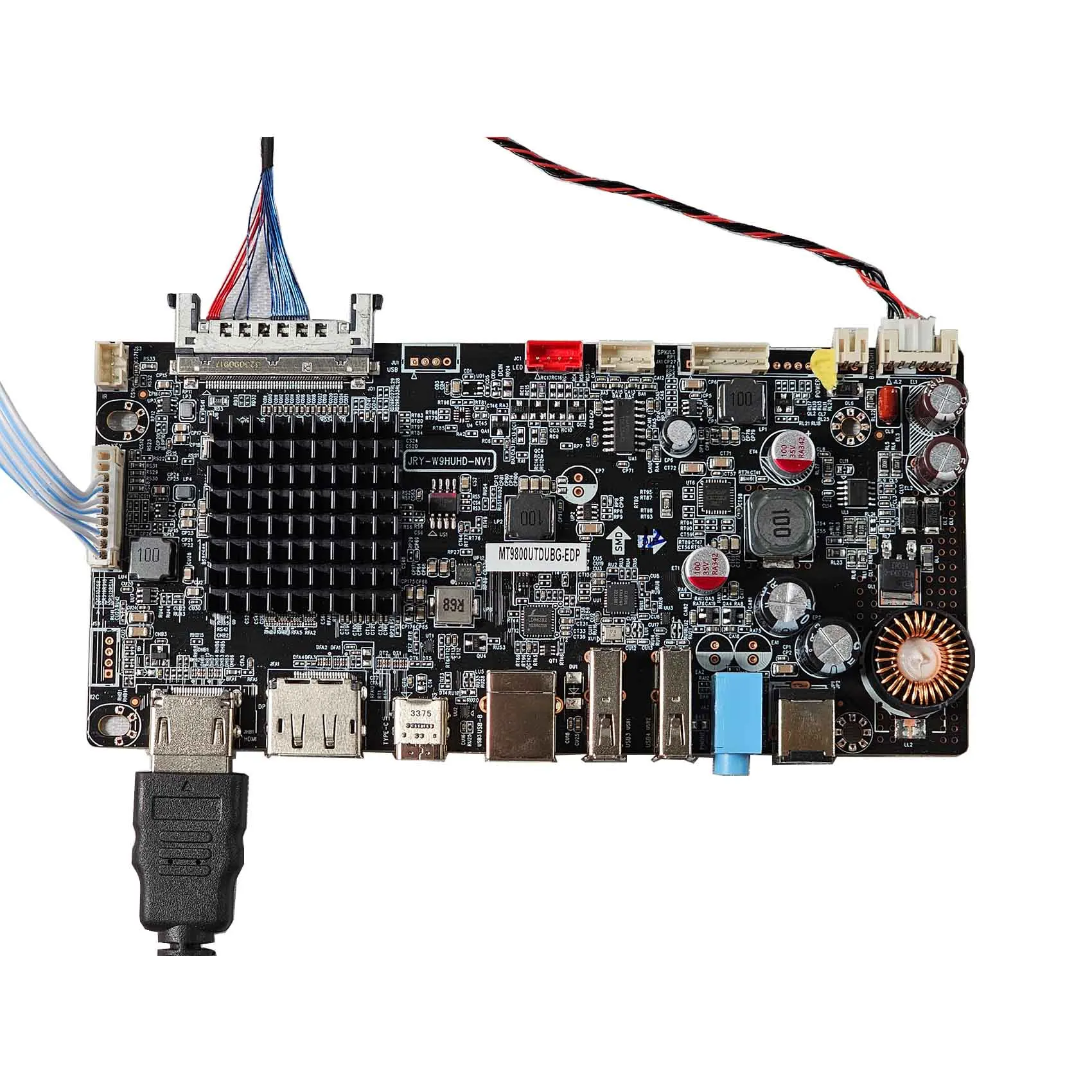 Lvds Tft Lcd Development Board Type-C Usb Audio Lcd Controller Board for 23.8Inch 3840X2160 Mv238Qum-N20 Screen