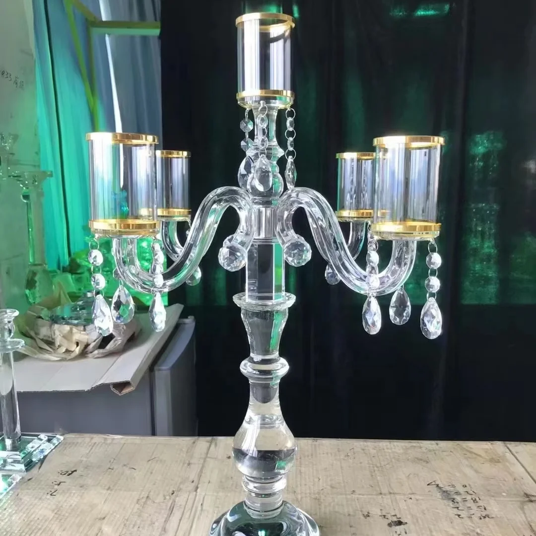 

Подставка для свечей из хрустального стекла JC Glass для свадеб и мероприятий, украшение для стола