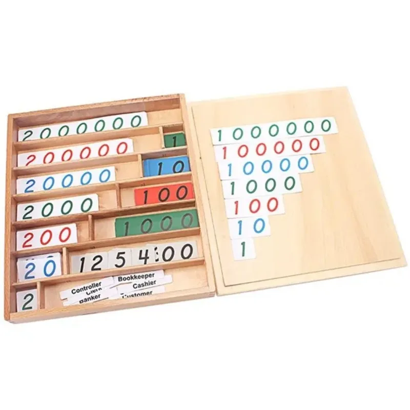 Montessori Ensinando Aids Para Crianças, Jogos De Banco De Madeira, Educação Infantil Puzzle, Aprendizagem Infantil, Brinquedos Matemáticos Para Crianças