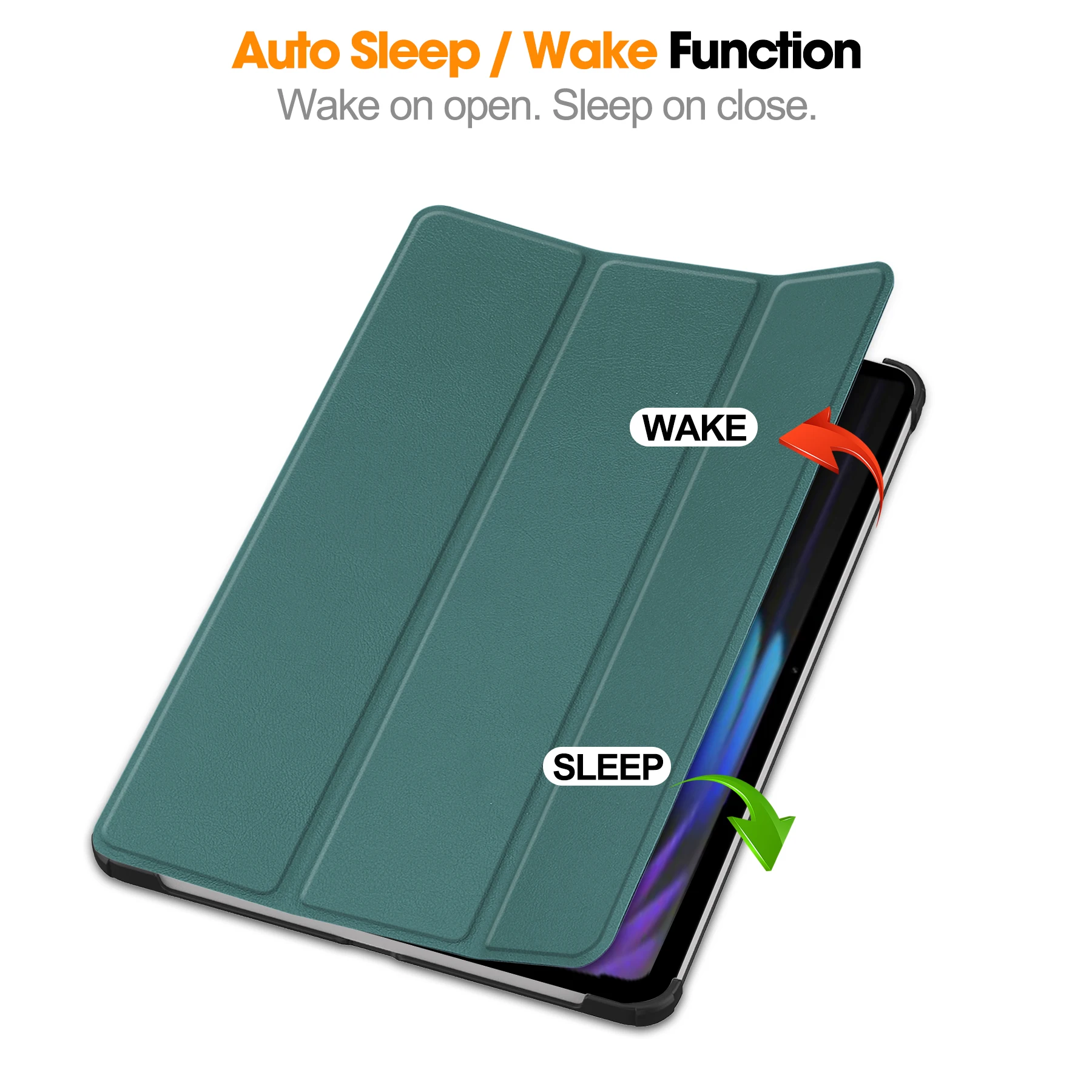 

Leather Case For Xiaomi Pad 7 Pro Tablet Tri-fold Caster Hard Shell Cover