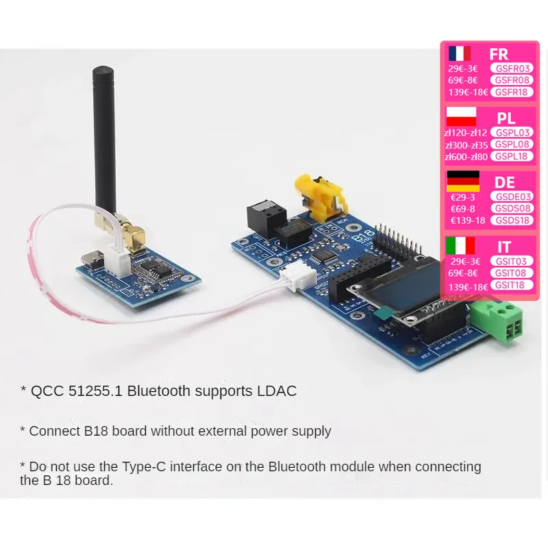 AK4118 Digital Receiver Board Audio Decoder DAC SPDIF to IIS Coaxial Optical USB AES EBU Input Support XMOS Amanero 1.3inch OLED