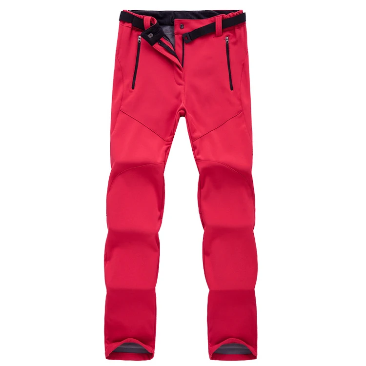 TRVLWEGO Damen-Herbst-Winterhose, Camping, Skifahren, Wandern, wasserdicht, winddicht, Softshell-Fleece, warm, Outdoor-Sport, Trekking