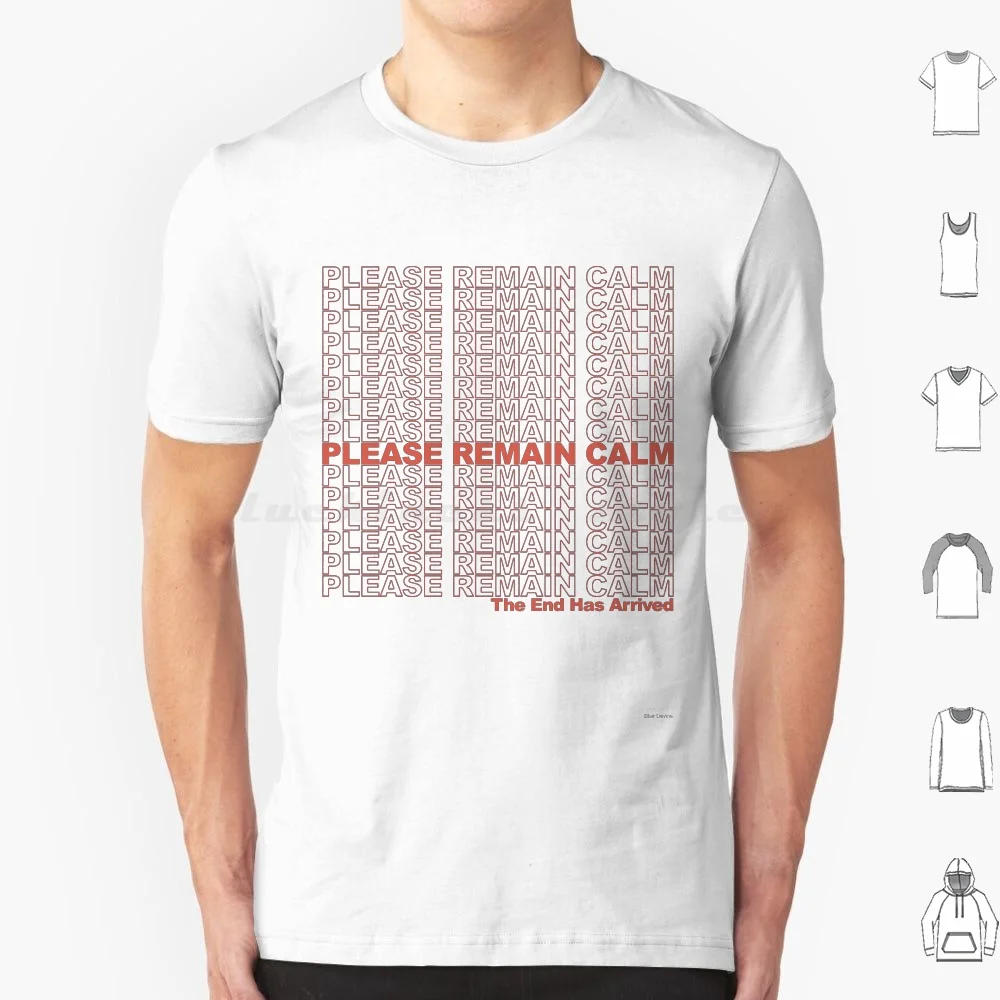 Por favor, permanece la calma, camiseta de algodón para hombres y mujeres, estampado artesanal, gracias, permanecer la calma, compras, Bmth, Parasite Eve