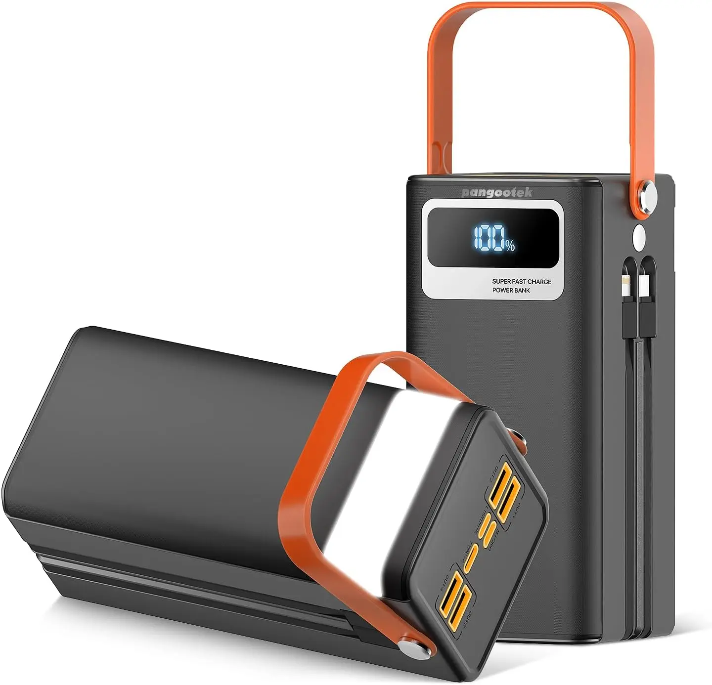 

99Wh Portable Power Station, 27000mAh Backup Battery with PD 22.5W Fast Charger, Flashlight, LCD Display for Camping Travel Home