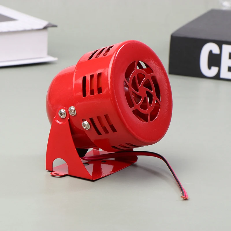 1PCS 12V 110 DB Horn Speaker Alarm Sound Mini Electric Motor Driven Factory Vehicle Mini Fire Prevention Air Raid Siren Horn