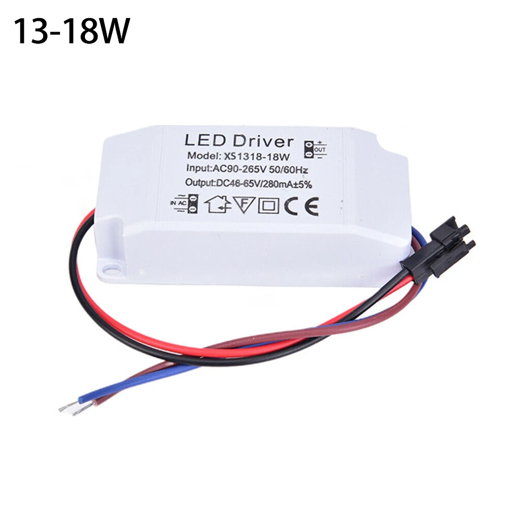 LED Driver 300ma 3W 4-7W 8-12W 13-18W 18-24W Down Lamp Power Supply Adapter Unit AC85-265V Panel Light Transformer Beginners