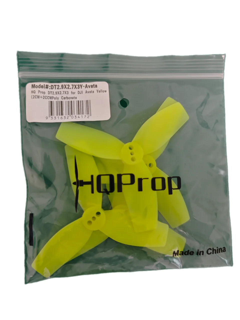 

Hqprop Hq Dt2.9x2.7x3 2927 пропеллер с 3 лопастями Cw иccw реквизит для ПК для Dji Avata Rc Fpv Cinewhoop Drone Quadcopter Freestyle