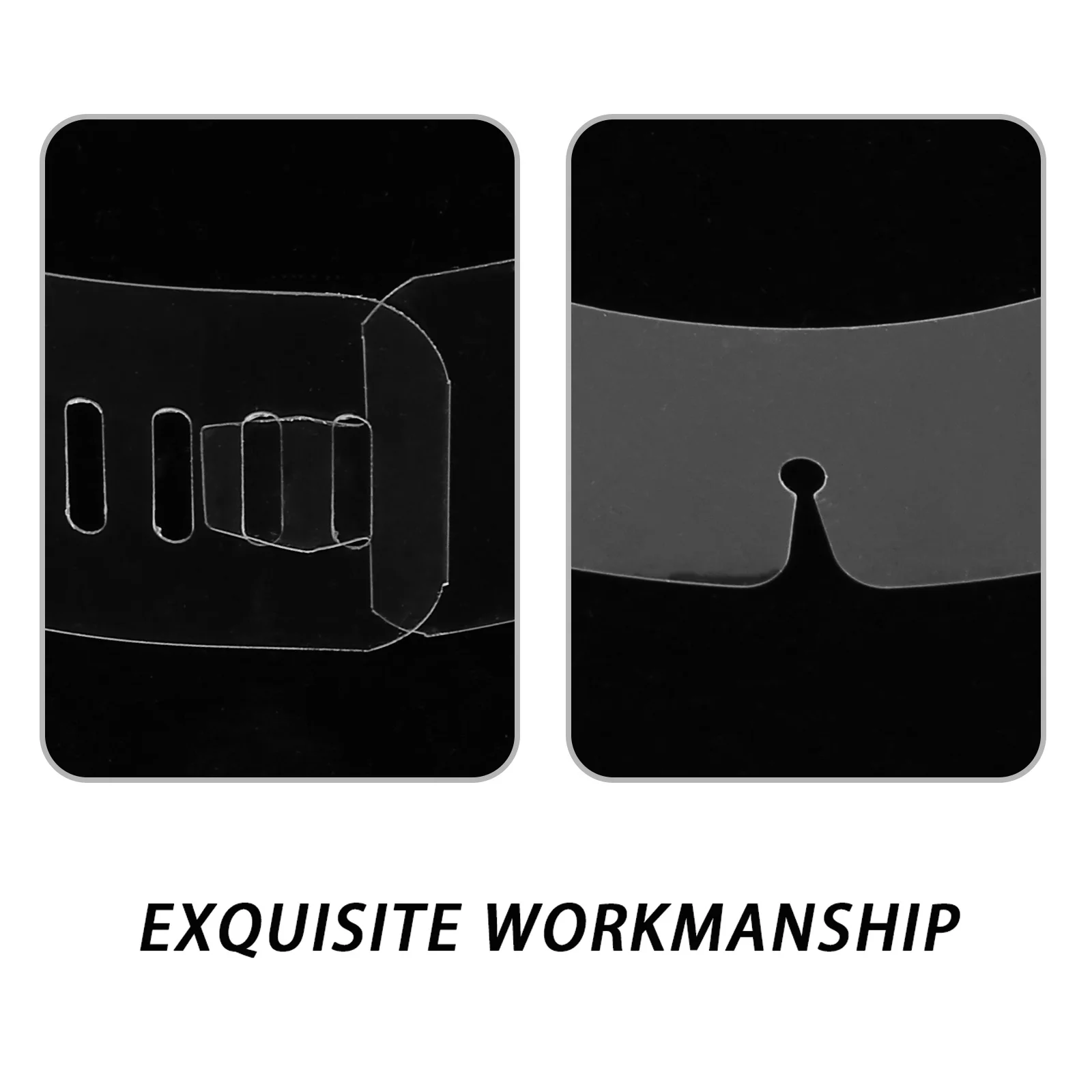 200Pcs Plastic Collar Strips Durable Stylish Fixing Supplies Fine Details Adjustable Length Shirt Accessories Collar Strips