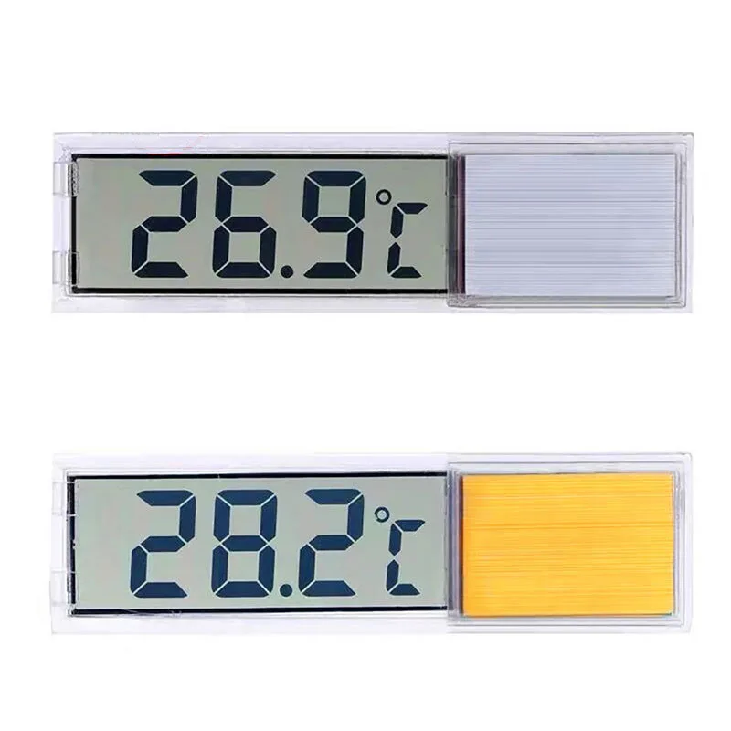 1/2~50/100Pcs Aquatic Fish Tank Digital Display Wireless Thermometer LK-50 LCD Perspective Electronic Water Temperature Meter 3D