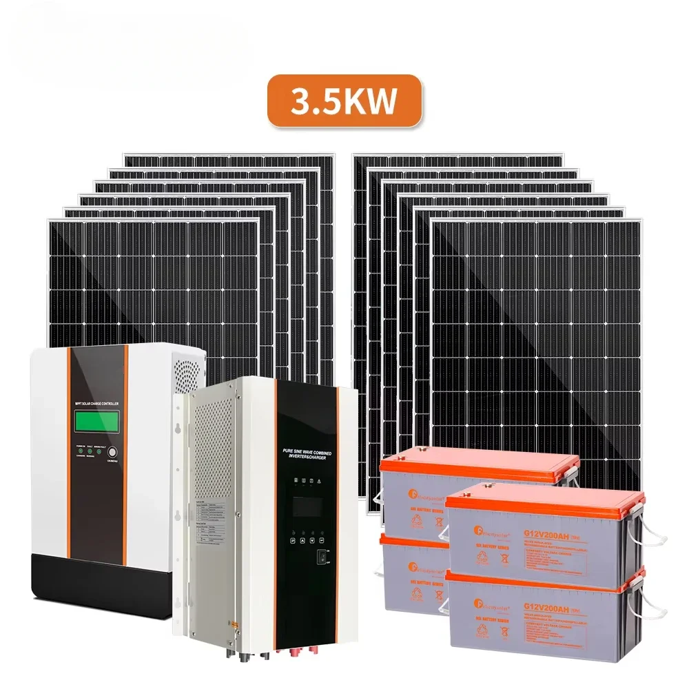 New Product Renewable Energy 800W 1KW 2KW 3KW Complete Photovoltaic Solar System 10kva Solar Panels Kit For Home