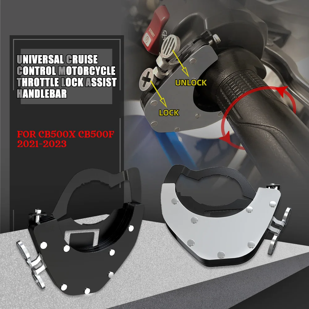 

For Honda CB500X CB 500X CB 500 X F CB500F 2021 2022 2023 Universal Cruise Control Motorcycle Throttle Lock Assist Handlebar