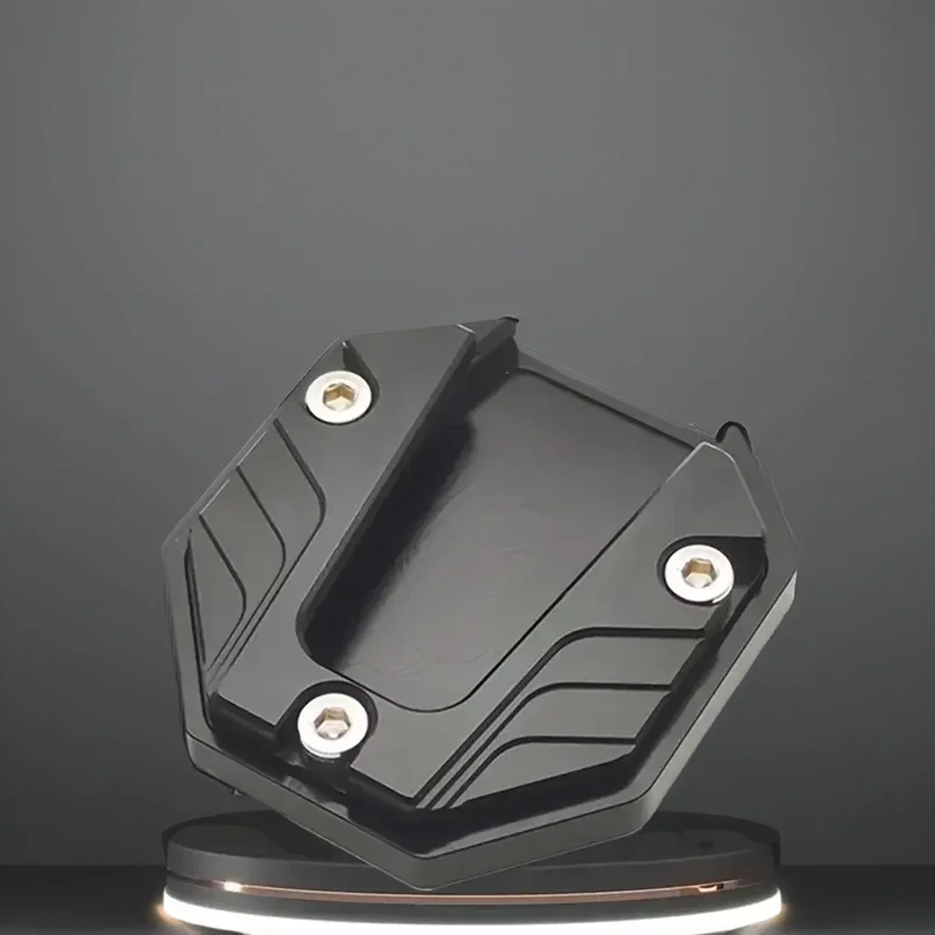 

Aluminum Alloy Motorcycle Kickstand Pad - Non-Slip Side Stand Plate with Enlarged Base