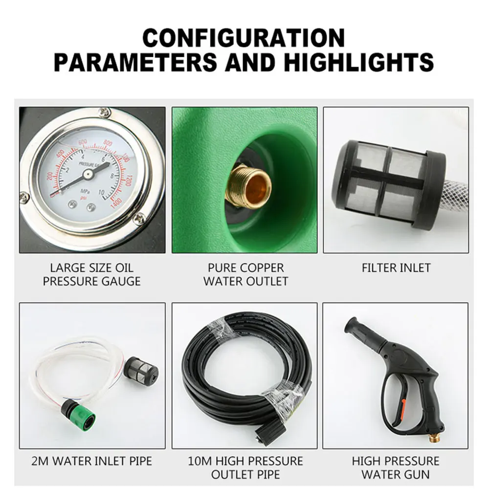 PCW-4S pompa per la pulizia del condizionatore d\'aria 4MPa Auto aria condizionata pompa per la pulizia ad alta pressione motore portatile in rame