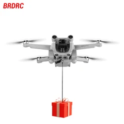 BRDRC 500M Airdrop System Thrower for DJI Mini 3/3 Pro Delivery Advertising Fishing Bait Throwing Gifts Drone Thrower Load 100g