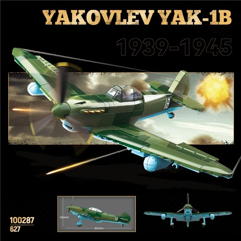 

Yak-1B fighter jet Building Blocks Bricks Models Toy DIY Model Series Education Brick Construction Toys Christmas Gifts