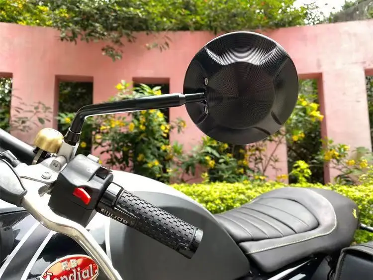 Universal CNC Motorcycle Rear View Mirrors For Ducati Scrambler 800 1100 For BMW R Nine T PURE For Benelli TNT 600 Leoncino