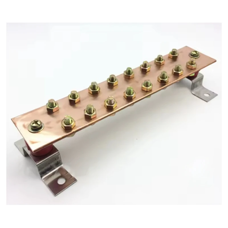 

5x50x300mm Tinned Copper Grounding Busbar Equipotential Battery Link HOT SALE