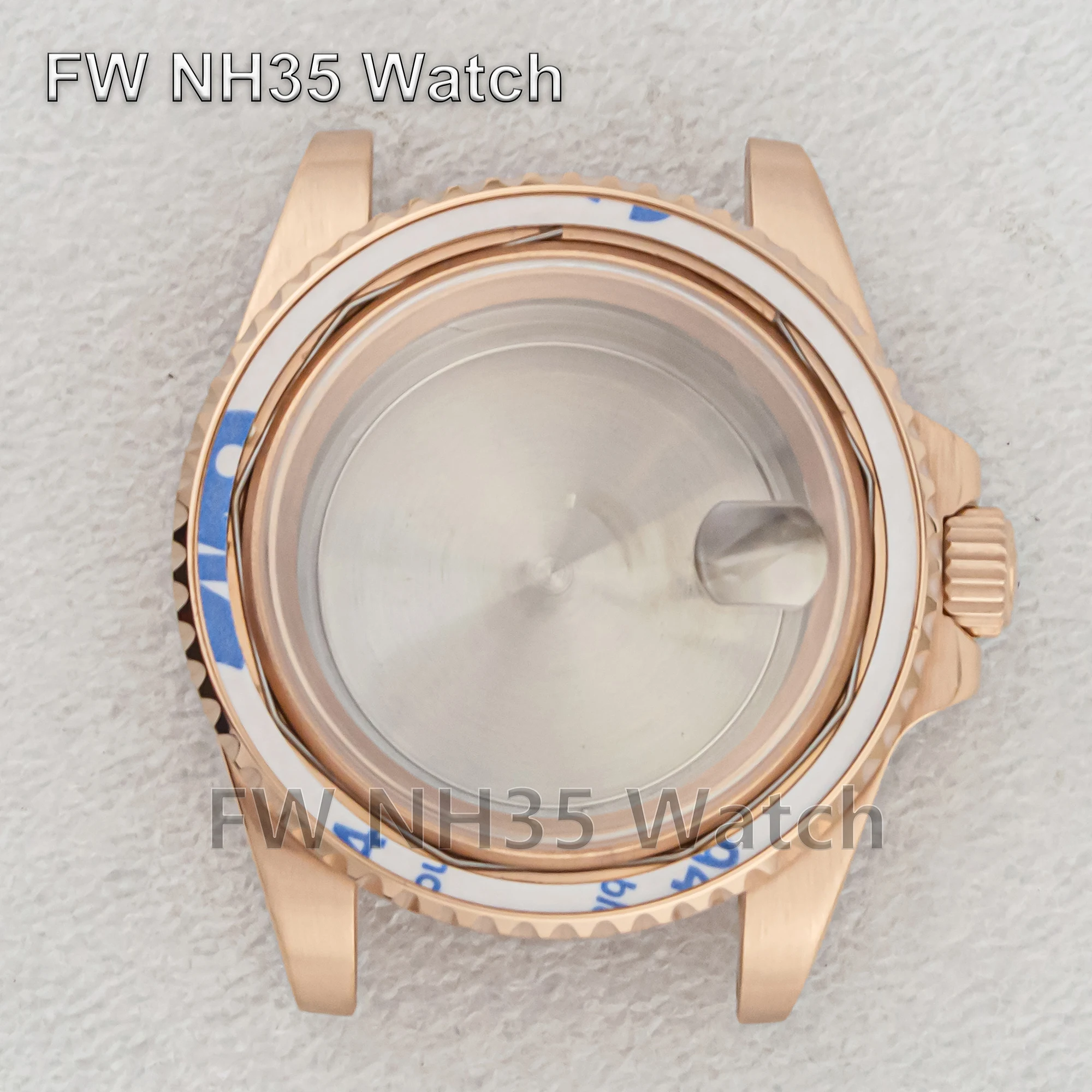 NH35 Case Sapphire Glass Stainless Steel Water Resistant 40mm Case for SUB GMT Watch Parts fit NH34/35/36 Movement Watch Parts