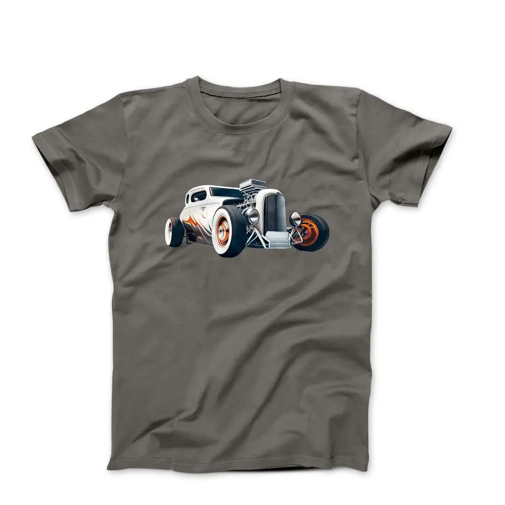 1930s Custom White  Hi-Boy Hot Rod T-shirt High Quality 100%Cotton Short Sleeve