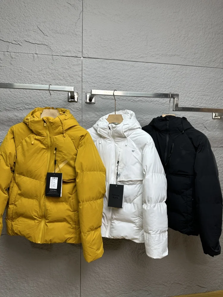 

Warm Outdoor Men's Cotton Jaet Heat Reflective Bread Sle Winter Coat Stand Fit Youth Trendy Long Sve Zipper Closure