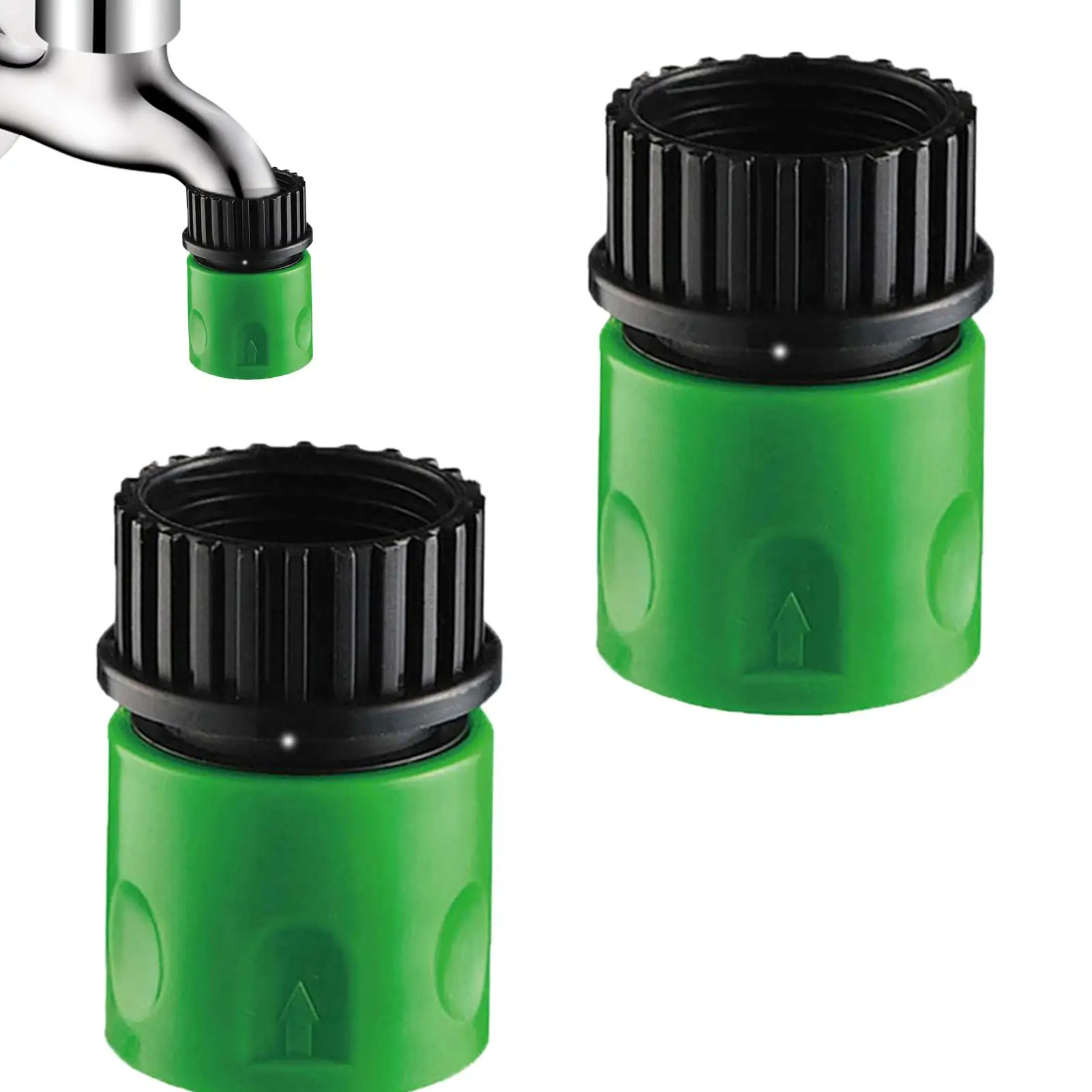 Garden Hose Quick Connector Hose Quick Connector 2 Pieces Multi-Function Water Hose Quick Connect Fittings Flexible Quick
