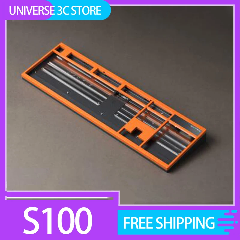 Vertex Intro S100 Mechanical Keyboard Kit Aluminum Alloy Three Mode Wireless Keyboard Customized Keyboard Kit Pc Accessories