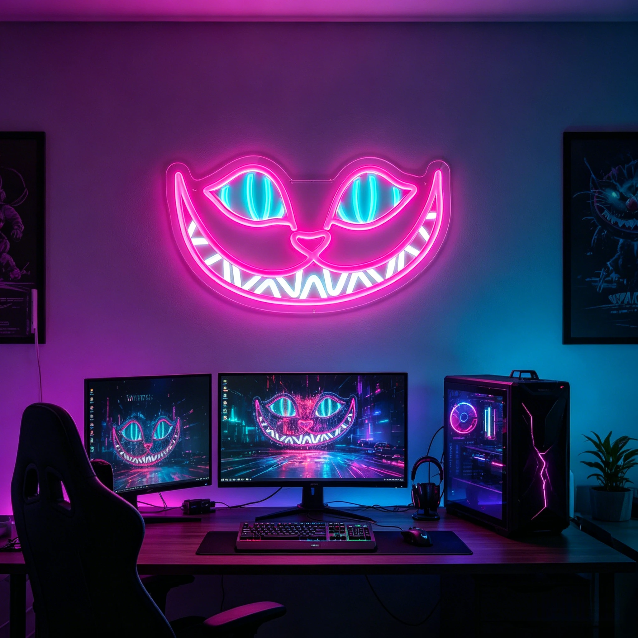 

Cat Neon Sign for Wall Decor，Cat Lover Led Light Up Signs for Bedroom Man Cave Home Animal Bar Pet Shop Birthday Party Decor