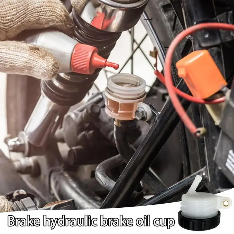 Brake Fluid Reservoir Universal Reservoir Cup For Brake Clutch Fluid Bottle Oil Lightweight Rear Brake Cylinder Tank Oil Cup For