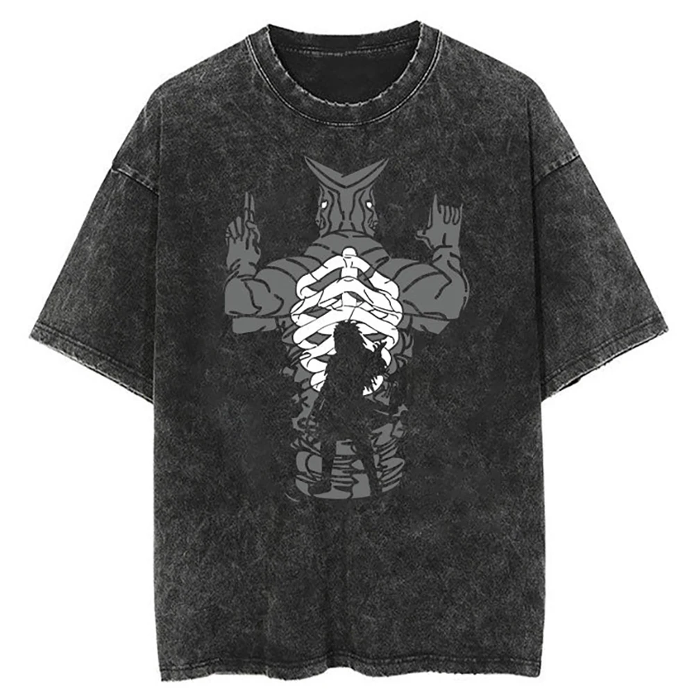 Hip Hop Streetwear T Shirt Japanese Anime Naruto Print T-Shirt Men Harajuku Cotton Tshirt Summer Short Sleeve Tops Tees