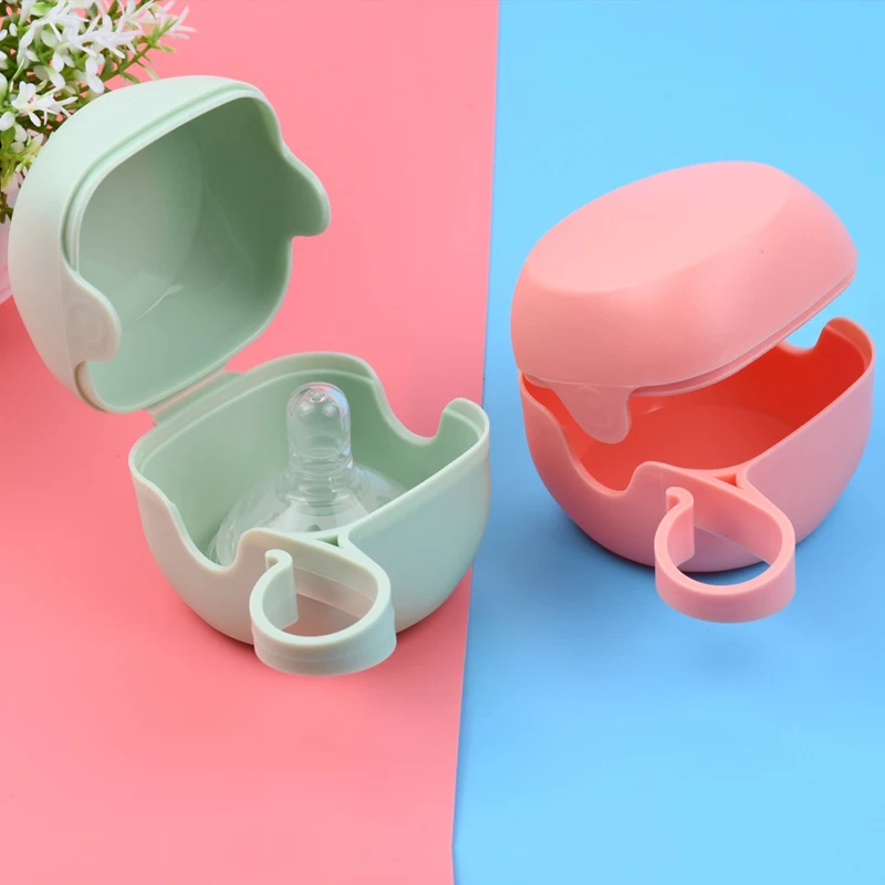 Portable Baby Infant Kids Pacifier Nipple Cradle Case Holder Travel Storage Box Baby Pacifier Box Pacifier Case