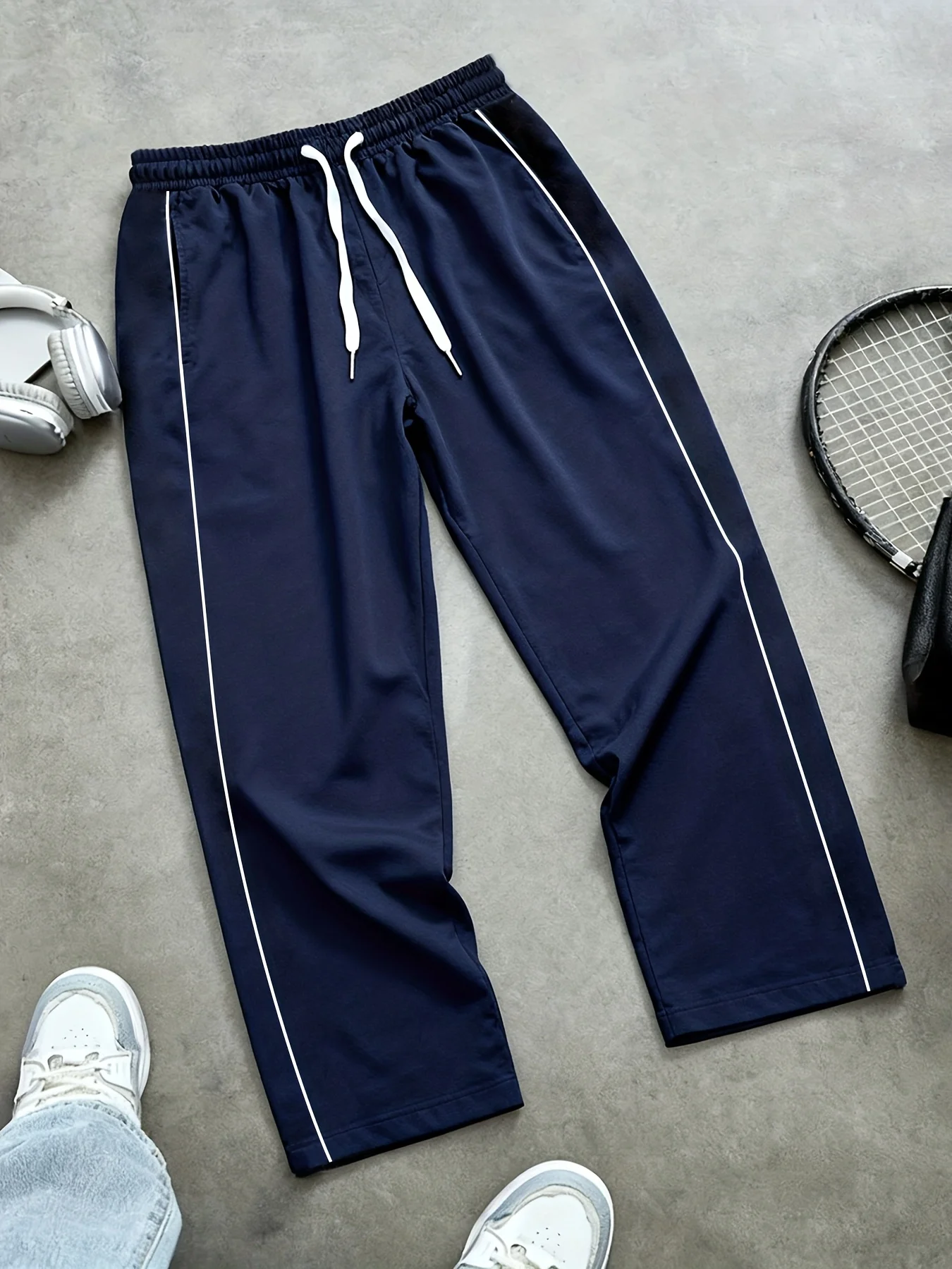 American Vintage Cargo Pants Hiking Quick-Dry Men'S Trendy Brand Athletic Casual Straight Leg Casual Trousers Athletic Pants