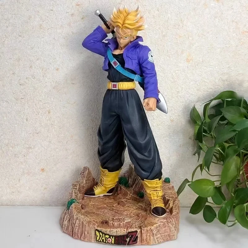 23CM Dragon Ball Z Anime Figur Trunks Figur Super Saiyan Trunks PVC-Modell Statue Sammlerstück Dekoration Spielzeug Geschenk