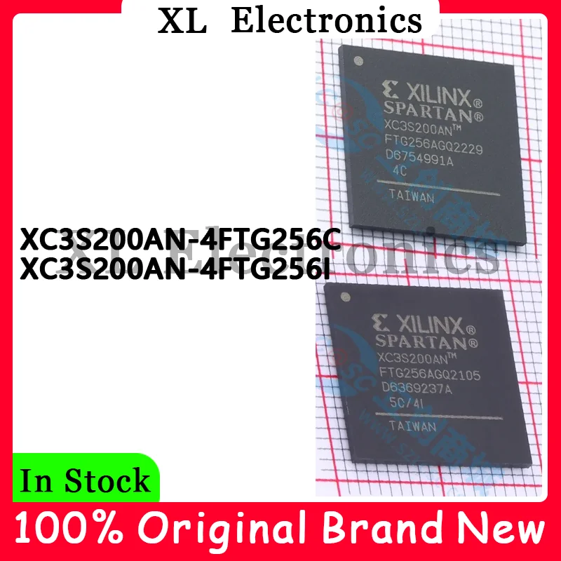 xc3s200an-4ftg256c-xc3s200an-4ftg256i-novo-original